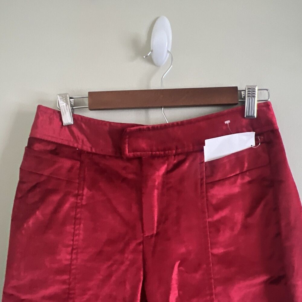 NWT Free People Walk With You Velvet Wide Leg Flare Trousers Sz 4 - Picture 12 of 13